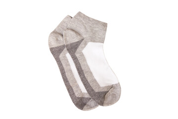 
A pair of socks in isolated on a white backgound