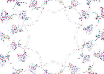 Colorful Confetti Girls Kaleidoscope
