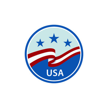 Simple icon unique to America. Vector illustration