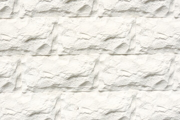  surface of white embossed decorative facing bricks    