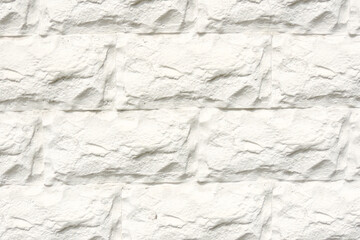  surface of white embossed decorative facing bricks    