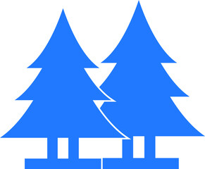 Christmas tree icon 