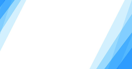 青い色面を重ねたようなフレーム