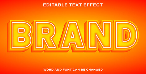 brand beautiful text effect