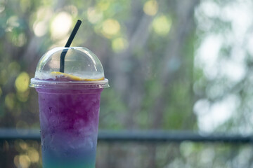 Tropical drink and italian soda are the fancy drinks that will refreshing.