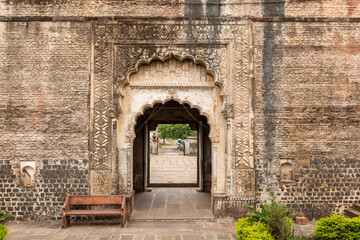 View of main gate at Syamji ki Chhatri, Narsinghgarh, madhya pradesh, India.