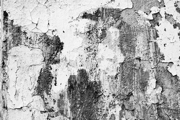 Texture of old gray concrete wall for background
