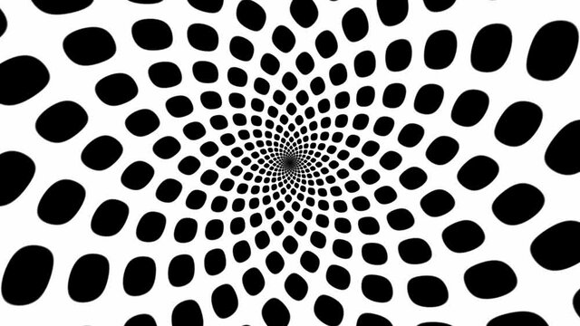 Abstract CGI motion background with expanding/collapsing concentric grid in perfect seamless loop (3840 x 2160, 30 fps).