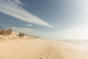 sand dunes and sky