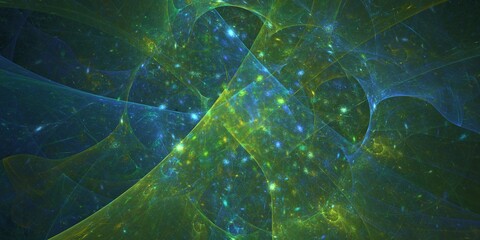 neural network abstract fractal computer generated illustration