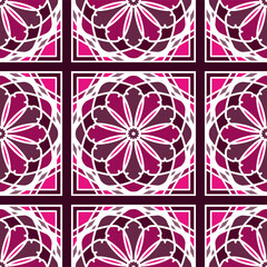 abstract geometric arabic etnic seamless pattern background.