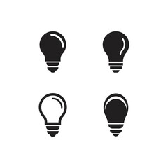 Bulb logo vector