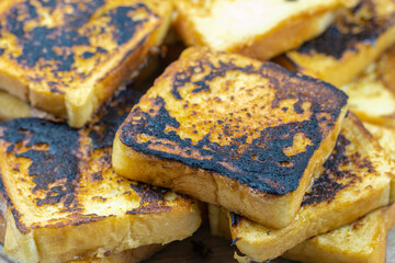 stacks of French toast slices