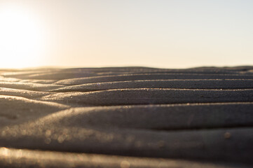 sunset in the desert