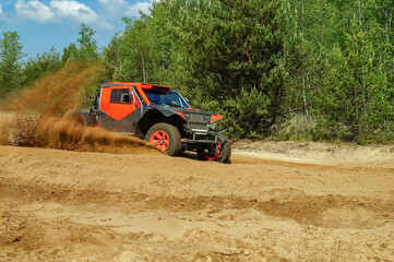 terenówka,rajd,pustynia,wyścig