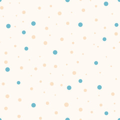 Confetti blue seamless pattern. Texture for birthday - fabric, wrapping, textile, wallpaper, apparel. 