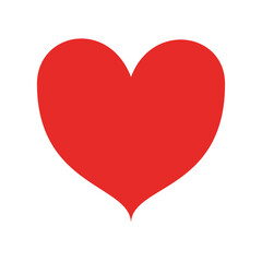heart flat style icon design of love passion and romantic theme Vector illustration