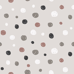 Simple geometric background. Pastel colors abstract seamless pattern.