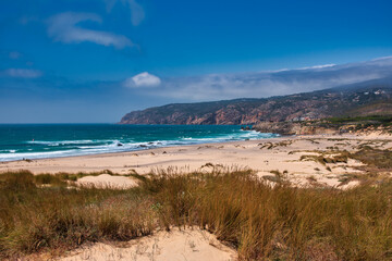 view of the Guincho beach in Cascais