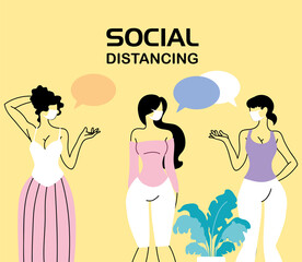 woman speaking on bubble messages