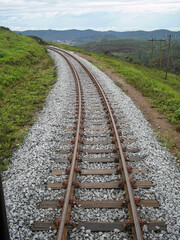 rail road in mariana central brazil