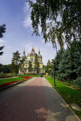 Zenkov Cathedral in Almaty, Kazakhstan