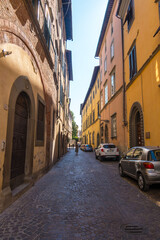 Cityscape of Lucca in Tuscany, Italy