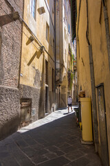 Street in Lucca, Tuscany, Italy