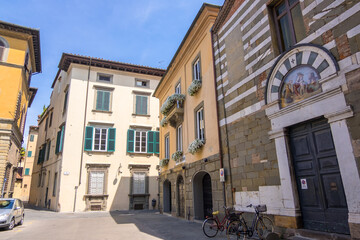 Fototapeta na wymiar Cityscape of Lucca in Tuscany, Italy