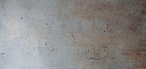 Texture of old rusty tin. Metal wall. The old garage. Background