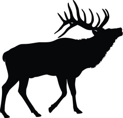 deer silhouette vector