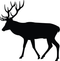 deer silhouette vector