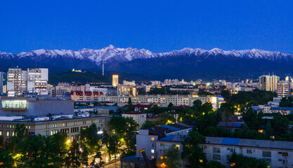 Almaty city view