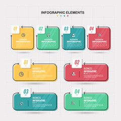 Infographics element collection template.
