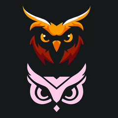 vector illustration of an owl