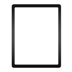 Tablet isolated on white background