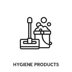 hygiene products vector icon. hygiene cleaning sign symbol. Modern simple icon element for your design	