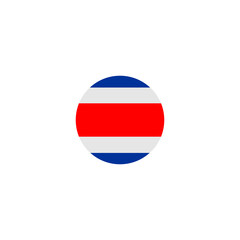 Costa rica flags icon vector design symbol of country