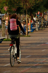 Biking in an urban environment