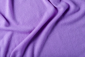 Pure natural cashmere in a fashionable lavender color.