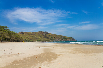 Brazilian tropical beach during summer