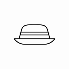 Outline hat icon.Hat vector illustration. Symbol for web and mobile