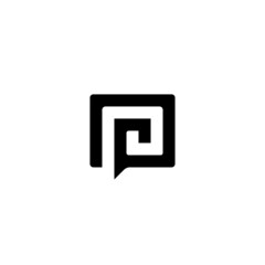 a simple Maze logo / icon design