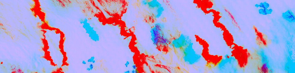 Azure Dirty Pattern. Orange Liquid Wallpaper.