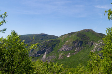 Beautiful landscape at the Grands-Jardins national park, Canada