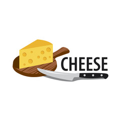 Vector logo of the cheese production company