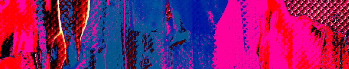 Blue Artistic Image. Colorful Dirty Template.