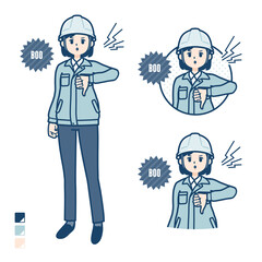 simple work wear woman_Booing