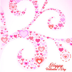 pink background with hearts