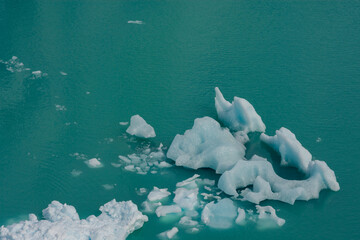 Drift ice floe in lagoon © Pablo